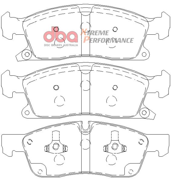 DBA XP650 Brake Pads DBA DB2216XP