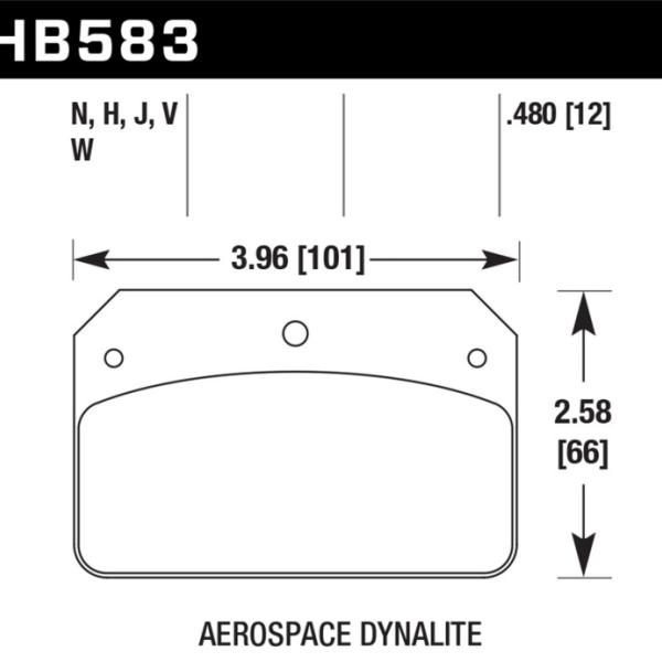 Hawk Performance HB583J.480