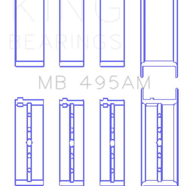 King Engine Bearings MB495AM