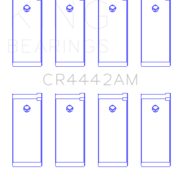 KING Connecting Rod Bearings King Engine Bearings CR4442AM0.25