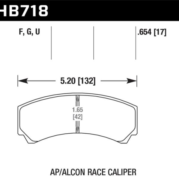 Hawk Performance HB718U.654