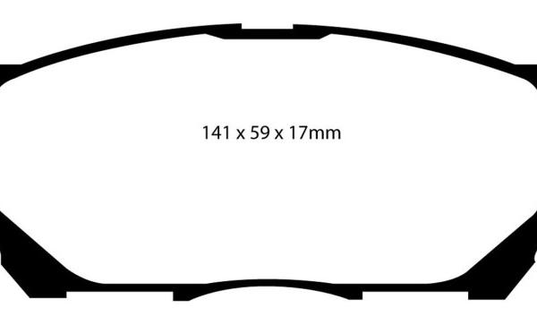 EBC Yellowstuff Brake Pad Sets EBC DP41681R