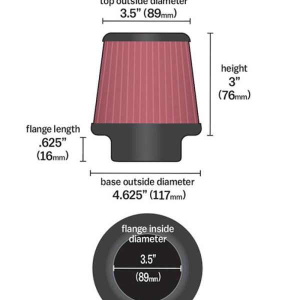 KN Universal Air Filter K&N Engineering RU-4410