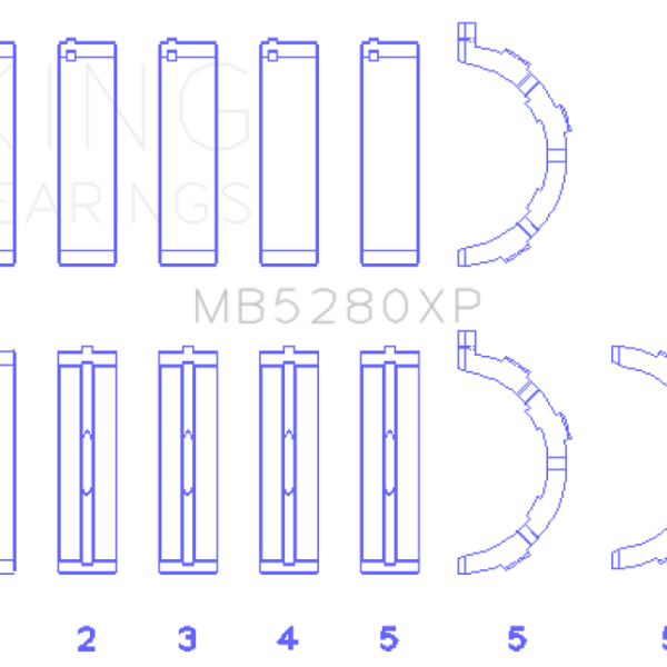 King Engine Bearings MB5280XP