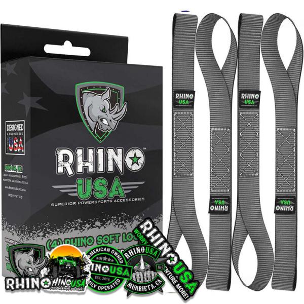 RSA Tie Down Kits Rhino USA SOFT4PACK-GRY