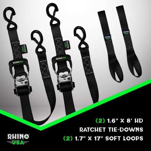 RSA Tie Down Kits Rhino USA HDKIT-2PK-ORG