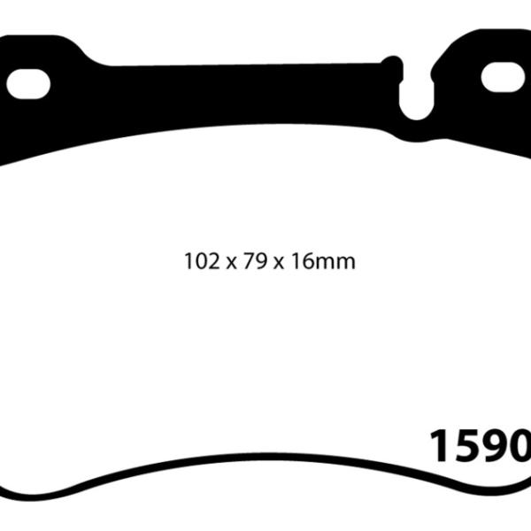 EBC Yellowstuff Brake Pad Sets EBC DP41590R