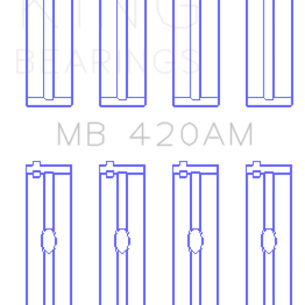 KING Main Bearings King Engine Bearings MB420AM010