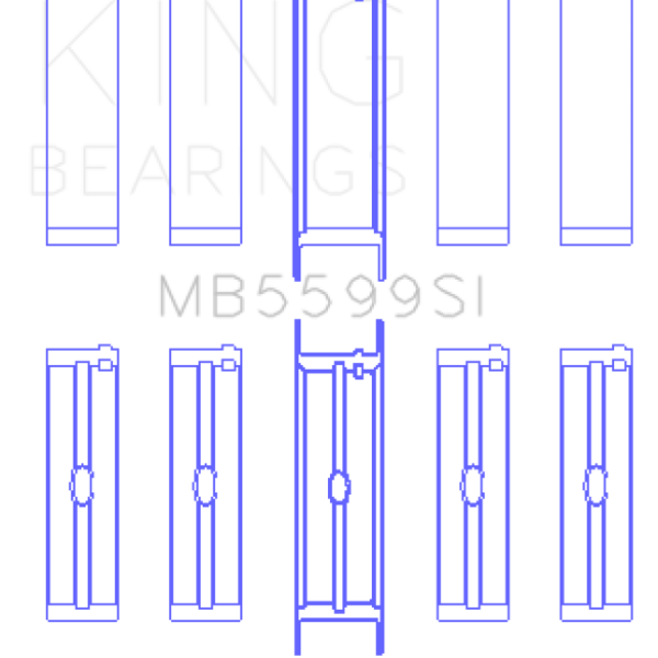 KING Main Bearings King Engine Bearings MB5599SI