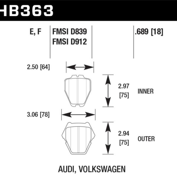 Hawk Performance HB363F.689