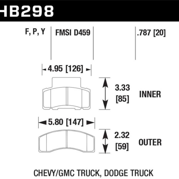 Hawk Performance HB298P.787