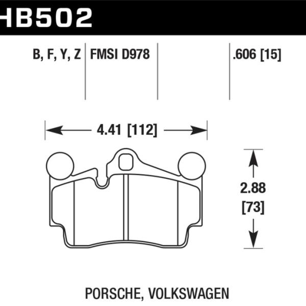 Hawk Performance HB502Y.606