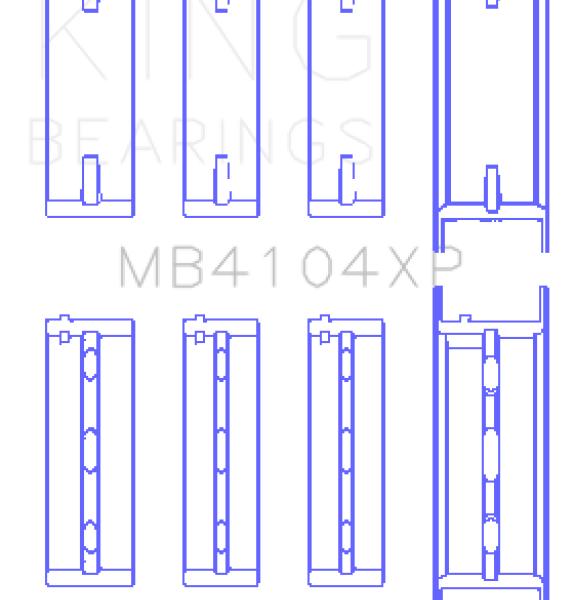 King Engine Bearings MB4104XP.026