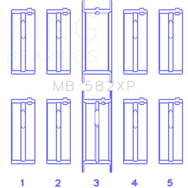 King Engine Bearings MB582XP0.5