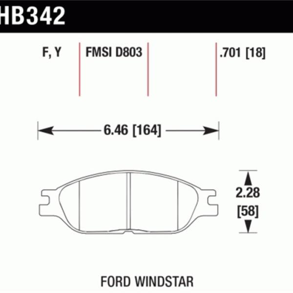 Hawk Performance HB342Y.701