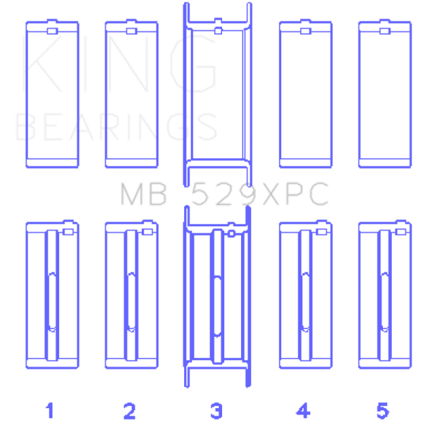 King Engine Bearings MB529XPC