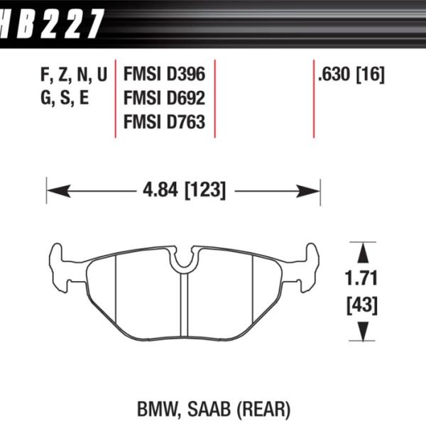 Hawk Performance HB227Z.630