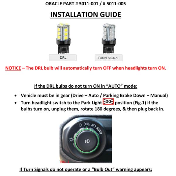 ORACLE Lighting 5011-001