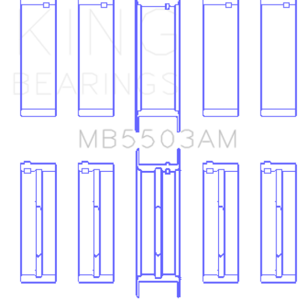 KING Main Bearings King Engine Bearings MB5503AM