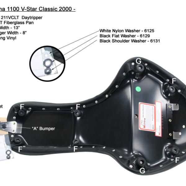 Mustang Motorcycle 76152