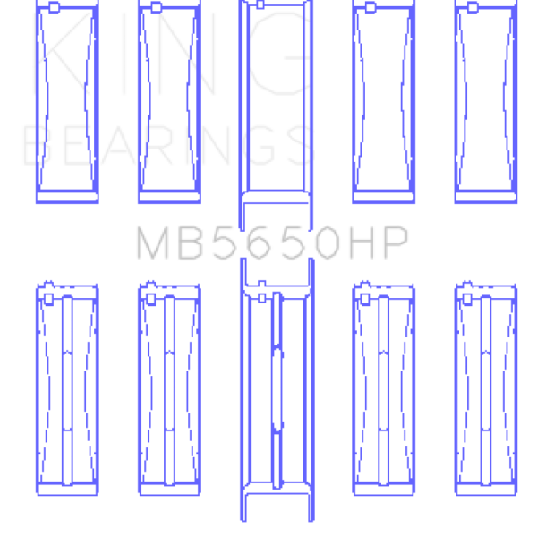 KING Main Bearings King Engine Bearings MB5650HP001