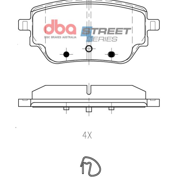 DBA Street Series Brake Pads DBA DB15269SS