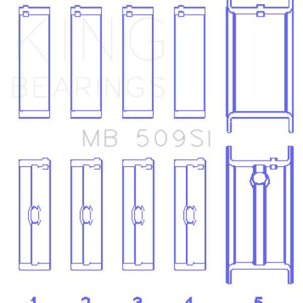 King Engine Bearings MB509SI001