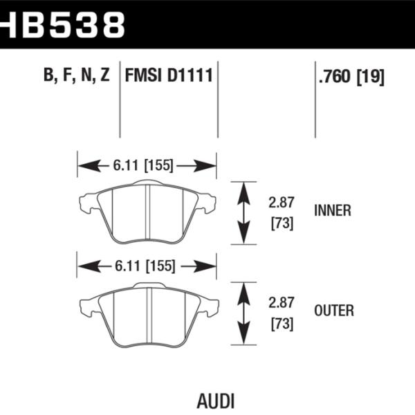 Hawk Performance HB538Z.760