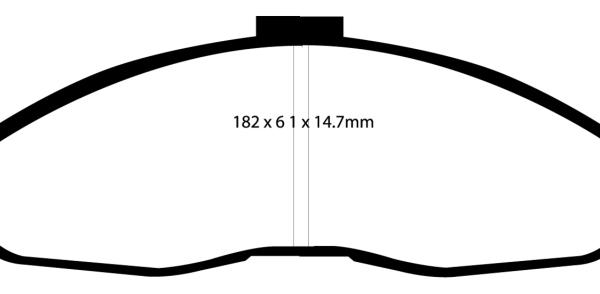 EBC Bluestuff Brake Pad Sets EBC DP51239NDX