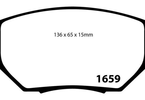 EBC Yellowstuff Brake Pad Sets EBC DP41659R