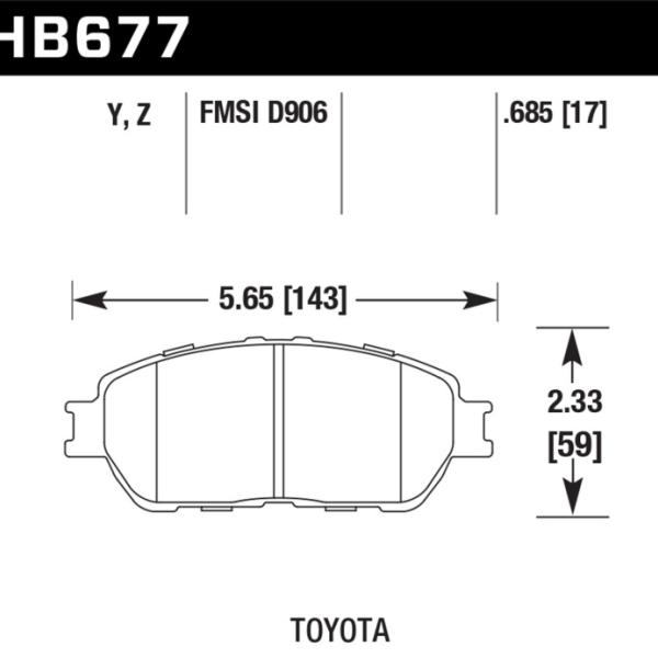 Hawk Performance HB677Y.685
