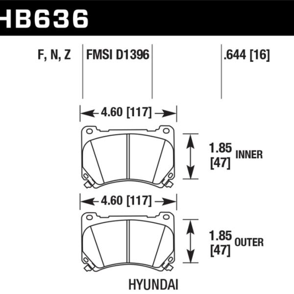 Hawk Performance HB636N.644