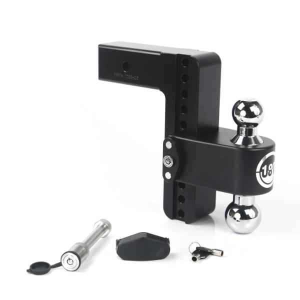 WEI 180 Hitch - Black Cerakote Weigh Safe CTB8-2.5-KA-CER-BLA