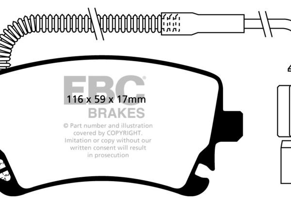 EBC Bluestuff Brake Pad Sets EBC DP51470NDX