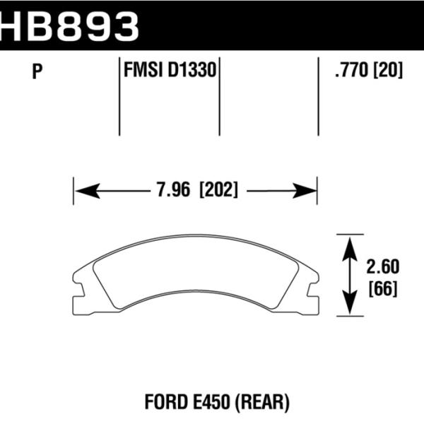 Hawk Performance HB893P.770