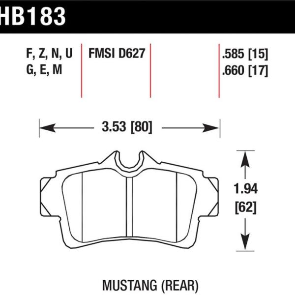 Hawk Performance HB183F.585