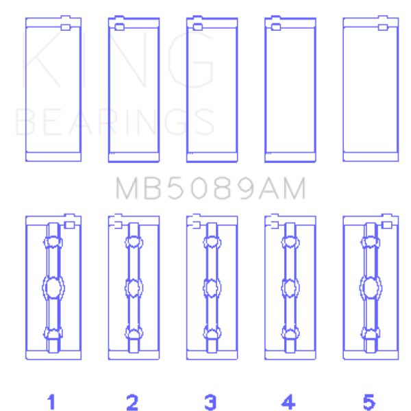 King Engine Bearings MB5089AM
