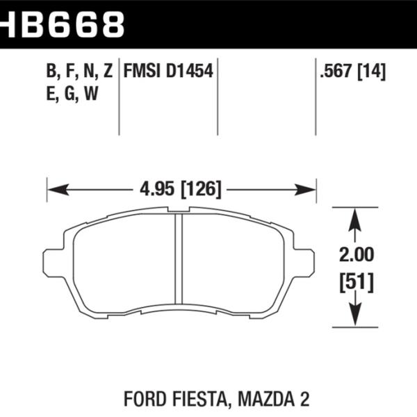 Hawk Performance HB668Z.567