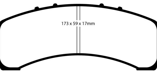 EBC Yellowstuff Brake Pad Sets EBC DP41667R