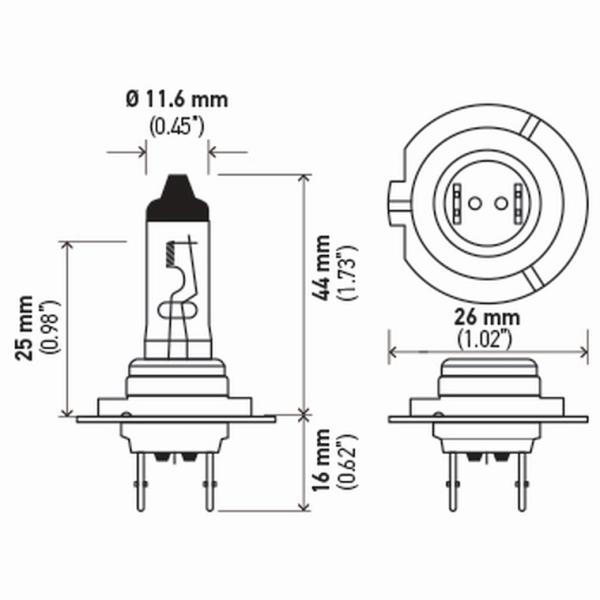 Hella H7 100WTB