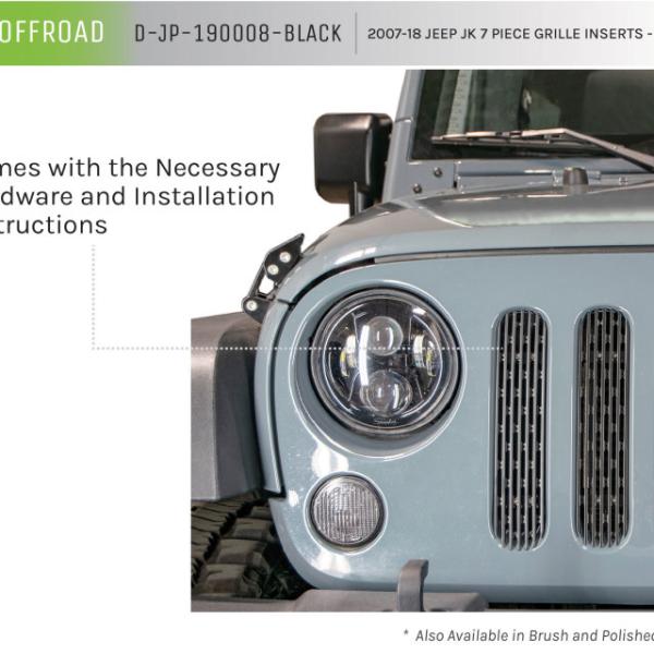 DV8 Offroad D-JP-190008-BLACK