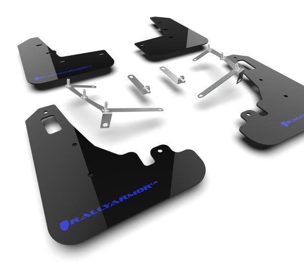 RAL UR Blk Flap/Blue Logo Rally Armor MF99-UR-BLK-BL