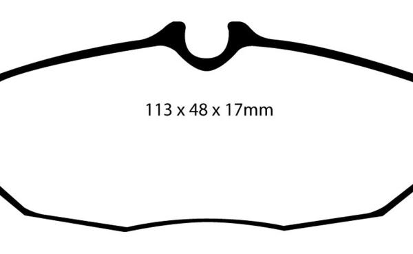 EBC Bluestuff Brake Pad Sets EBC DP51741NDX