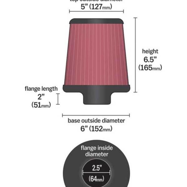 KN Universal Air Filter K&N Engineering RU-4860