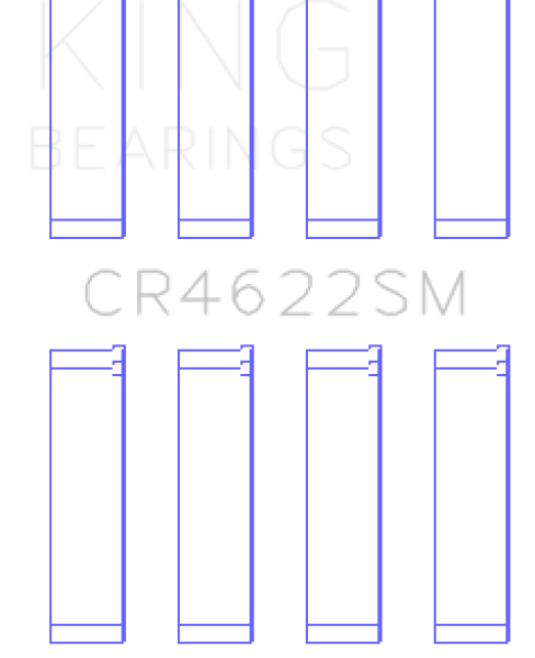 KING Connecting Rod Bearings King Engine Bearings CR4622SM0.25