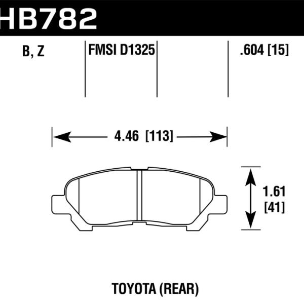 Hawk Performance HB782B.604