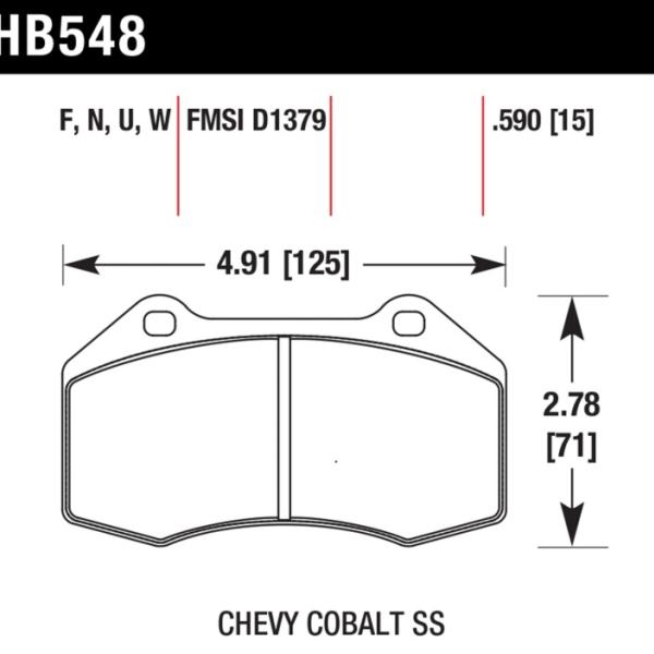 Hawk Performance HB548G.510