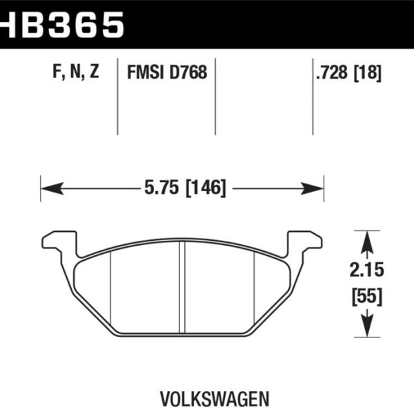Hawk Performance HB365Z.728
