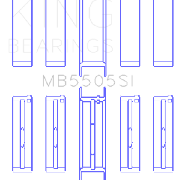 KING Main Bearings King Engine Bearings MB5505SI010
