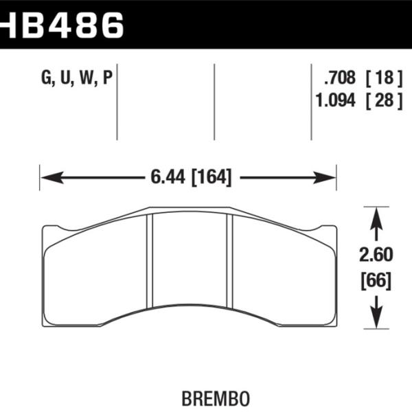 Hawk Performance HB486U.708